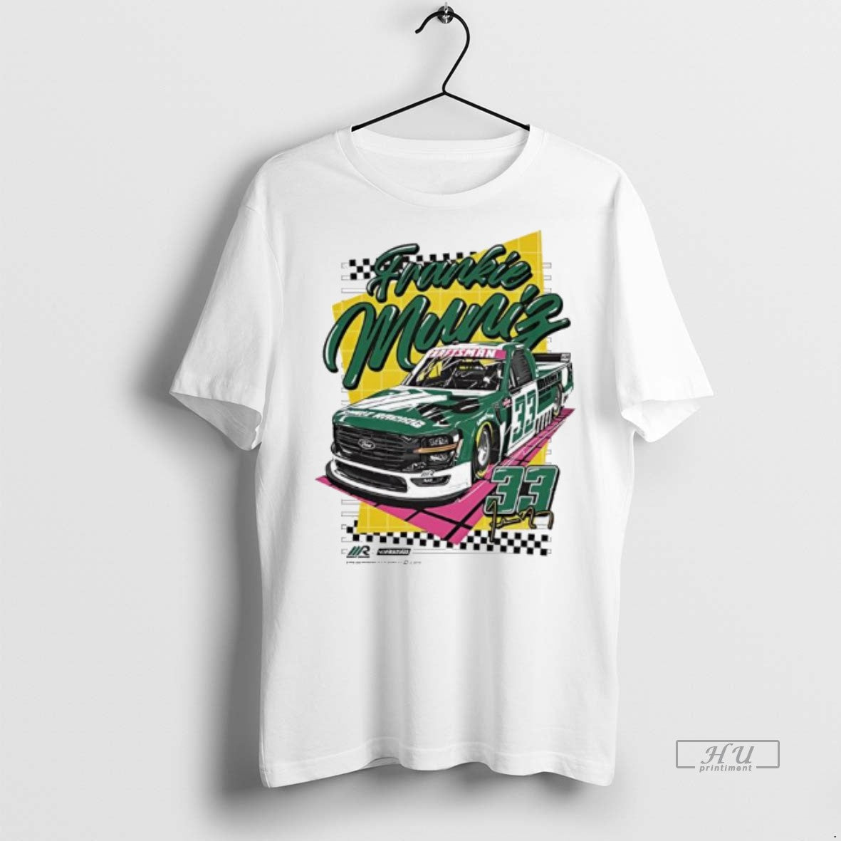 Officials Trending Frankie Muniz Nascar Truck Retro Number 33 Signature T Shirt Sweater Unisex T-shirt, Sweatshirt, Hoodie, Long Sleeve Tee - T-Shirt, Sweatshirt, Hoodie