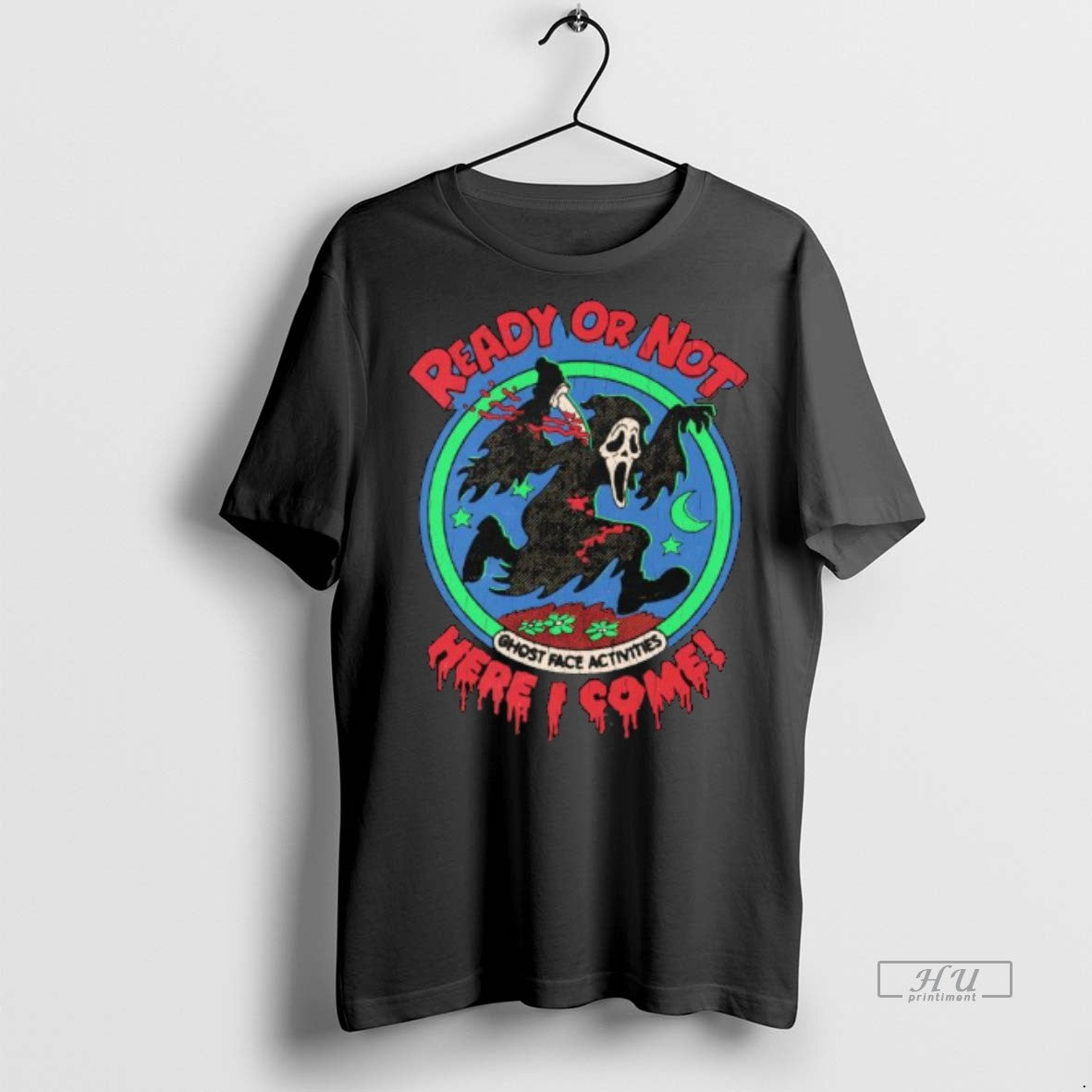 Officials Trending Ghostface Activities Ready Or Not Here I Come Scream Horror T Shirt Sweater - T-Shirt, Sweatshirt, Hoodie