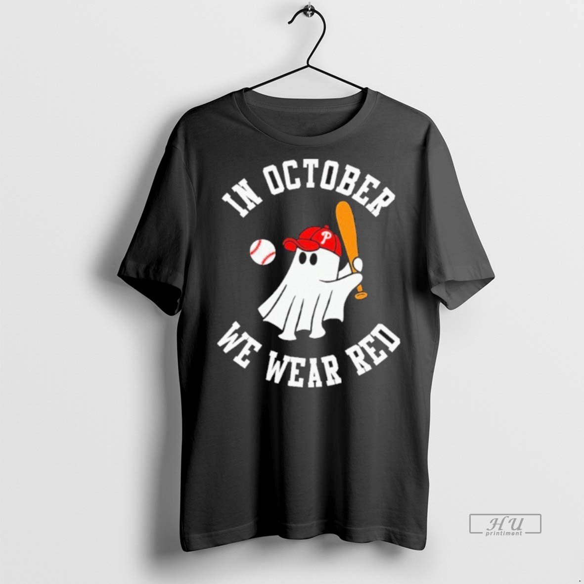 Officials Trending In October We Wear Red October Philadelphia Baseball T Shirt Sweater Unisex T-shirt, Sweatshirt, Hoodie, Long Sleeve Tee - T-Shirt, Sweatshirt, Hoodie