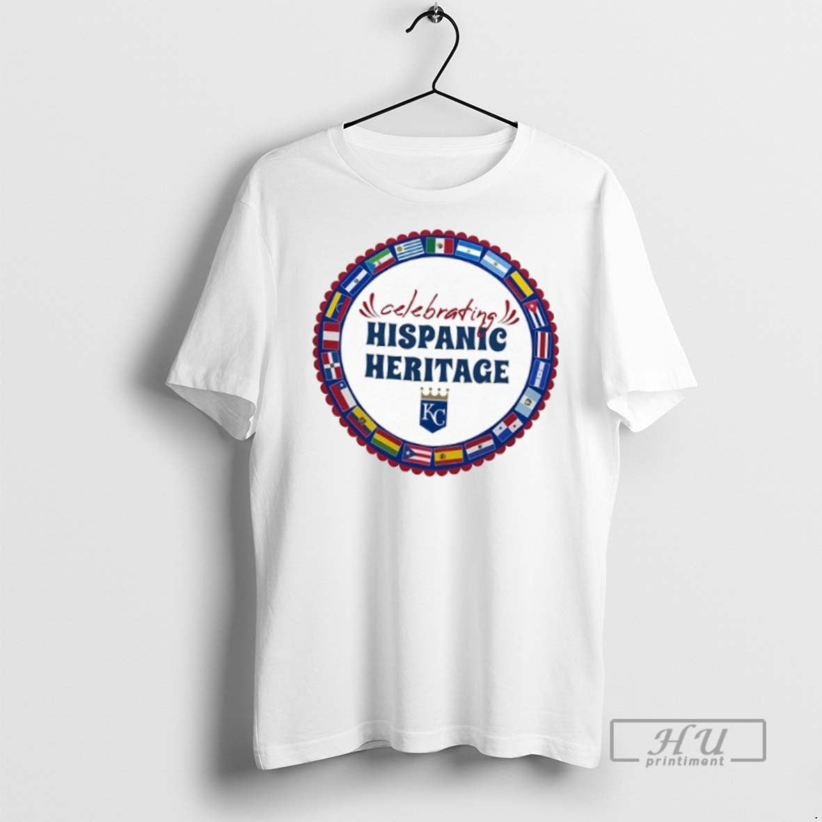 Officials Trending Mlb Kansas City Royals Starter Celebrating Hispanic Heritage T Shirt Unisex T-shirt, Sweatshirt, Hoodie, Long Sleeve Tee - T-Shirt, Sweatshirt, Hoodie