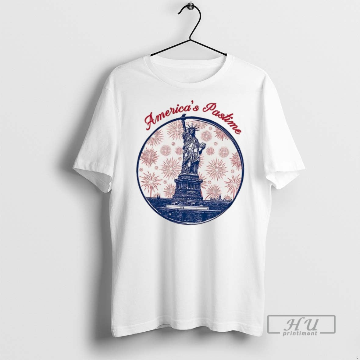 Officials Trending New York Americas Pastime Statue Of Liberty T Shirt Unisex T-shirt, Sweatshirt, Hoodie, Long Sleeve Tee - T-Shirt, Sweatshirt, Hoodie