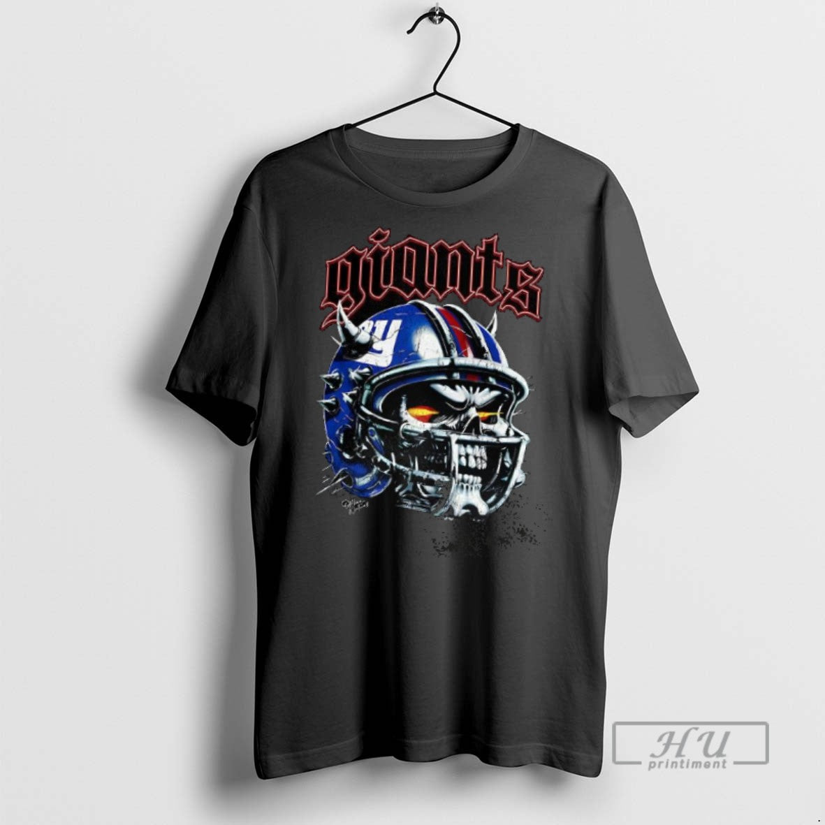 Officials Trending New York Giants Football Skull Helmet Halloween T Shirt Unisex T-shirt, Sweatshirt, Hoodie, Long Sleeve Tee - T-Shirt, Sweatshirt, Hoodie