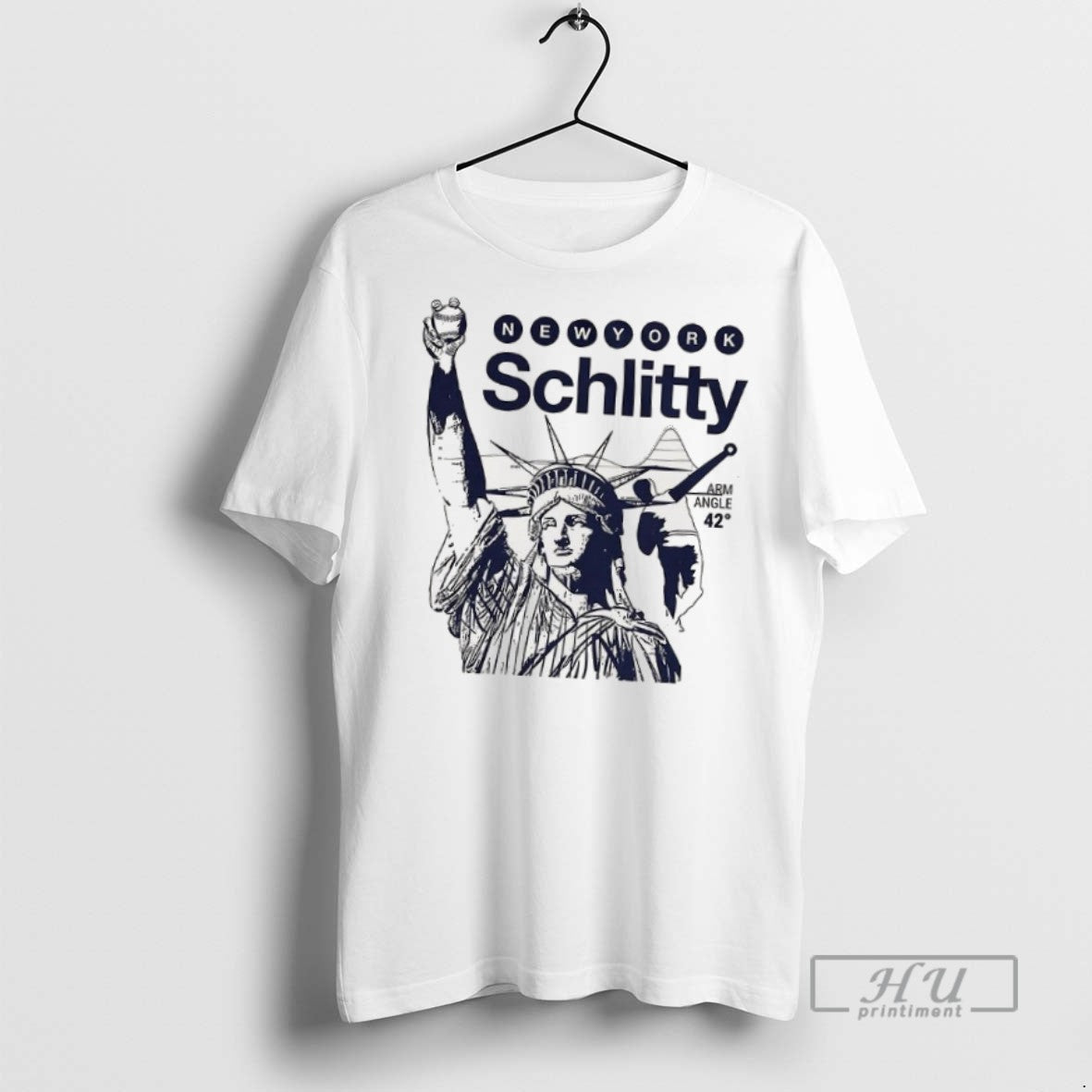 Officials Trending New York Schlitty Statue Of Liberty Arm Angle 42 Statue T Shirt Unisex T-shirt, Sweatshirt, Hoodie, Long Sleeve Tee - T-Shirt, Sweatshirt, Hoodie