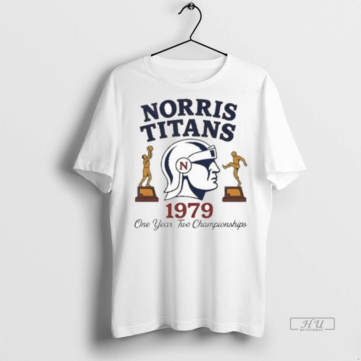 Officials Trending Norris Titans Logo One Year Two Championships 1979 T Shirt Sweater Unisex T-shirt, Sweatshirt, Hoodie, Long Sleeve Tee - T-Shirt, Sweatshirt, Hoodie
