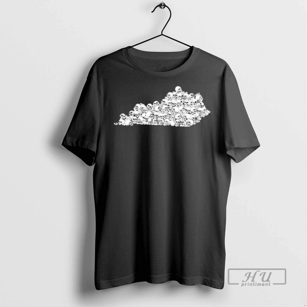 Officials Trending Skulls Kentucky Map T Shirt Unisex T-shirt, Sweatshirt, Hoodie, Long Sleeve Tee - T-Shirt, Sweatshirt, Hoodie
