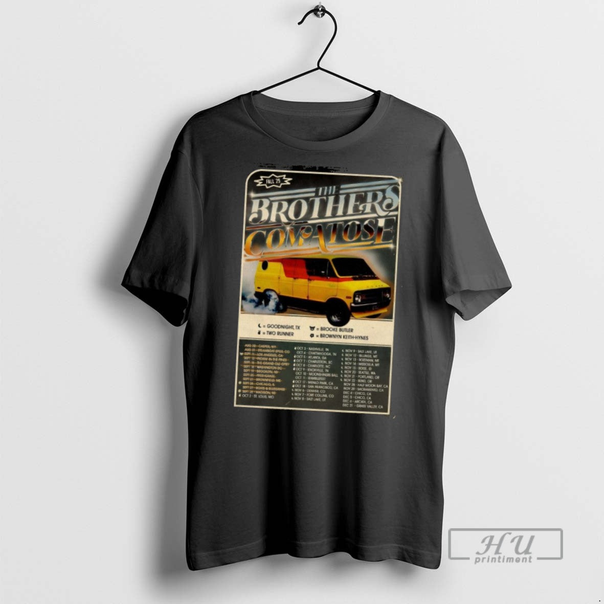 Officials Trending The Brothers Comatose Fall 2025 Tour T Shirt Unisex T-shirt, Sweatshirt, Hoodie, Long Sleeve Tee - T-Shirt, Sweatshirt, Hoodie