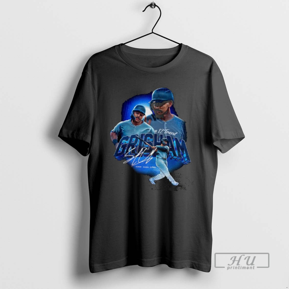 Officials Trending Trent Grisham New York Yankees Baseball Number 12 Trend Signature T Shirt - T-Shirt, Sweatshirt, Hoodie