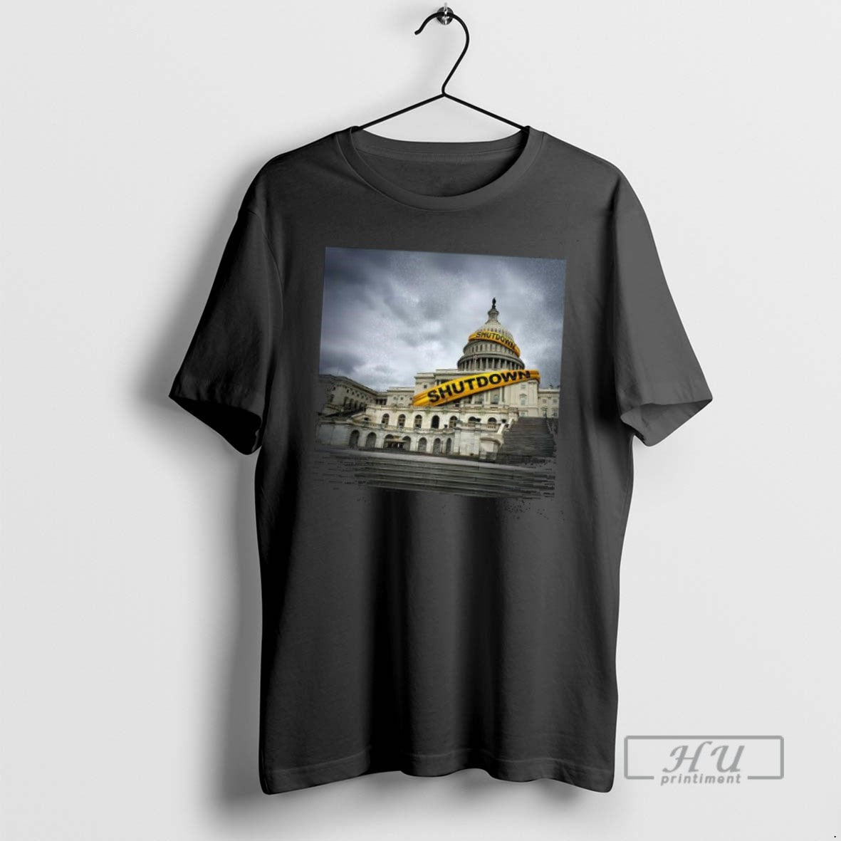 Officials Trending United States Capitol Building Government Shutdown T Shirt Unisex T-shirt, Sweatshirt, Hoodie, Long Sleeve Tee - T-Shirt, Sweatshirt, Hoodie