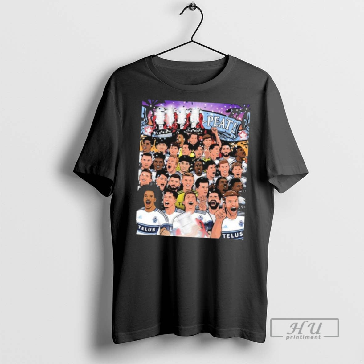 Officials Trending Vancouver Whitecaps Fc Four Peat 2025 Telus Canadian Champions T Shirt Unisex T-shirt, Sweatshirt, Hoodie, Long Sleeve Tee - T-Shirt, Sweatshirt, Hoodie