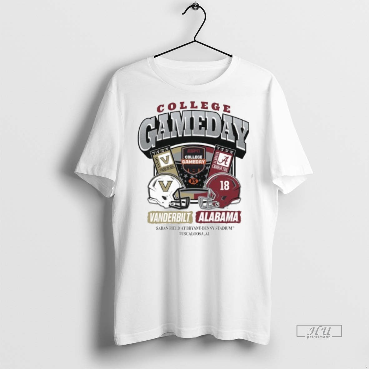 Officials Trending Vanderbilt Vs Alabama 2025 College Gameday Head To Head T Shirt Sweater - T-Shirt, Sweatshirt, Hoodie