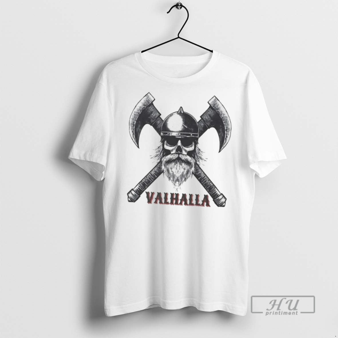 Officials Trending Viking Valhalla Skull Crosses Axe T Shirt Unisex T-shirt, Sweatshirt, Hoodie, Long Sleeve Tee - T-Shirt, Sweatshirt, Hoodie