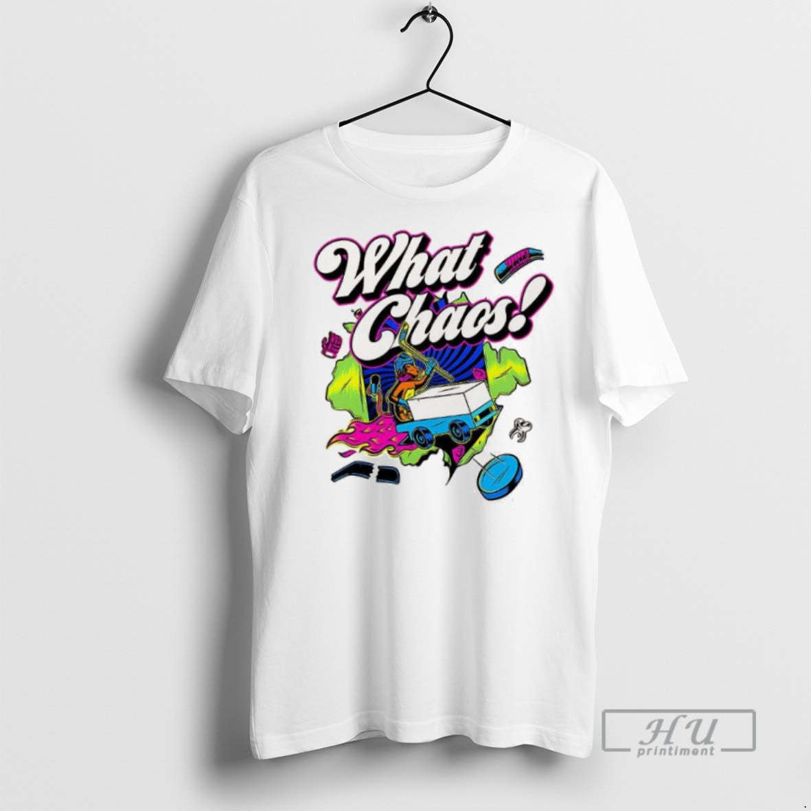 Officials Trending What Chaos Hockey Graphic T Shirt Unisex T-shirt, Sweatshirt, Hoodie, Long Sleeve Tee - T-Shirt, Sweatshirt, Hoodie