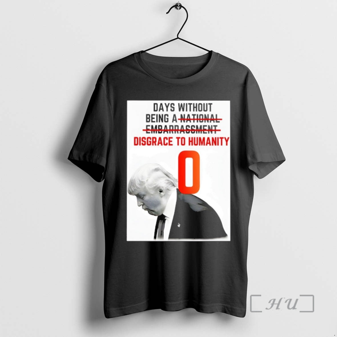 Officials Trump Days Without Being A Disgrace To Humanity Funny Unisex T-shirt, Sweatshirt, Hoodie, Long Sleeve Tee - T-Shirt, Sweatshirt, Hoodie