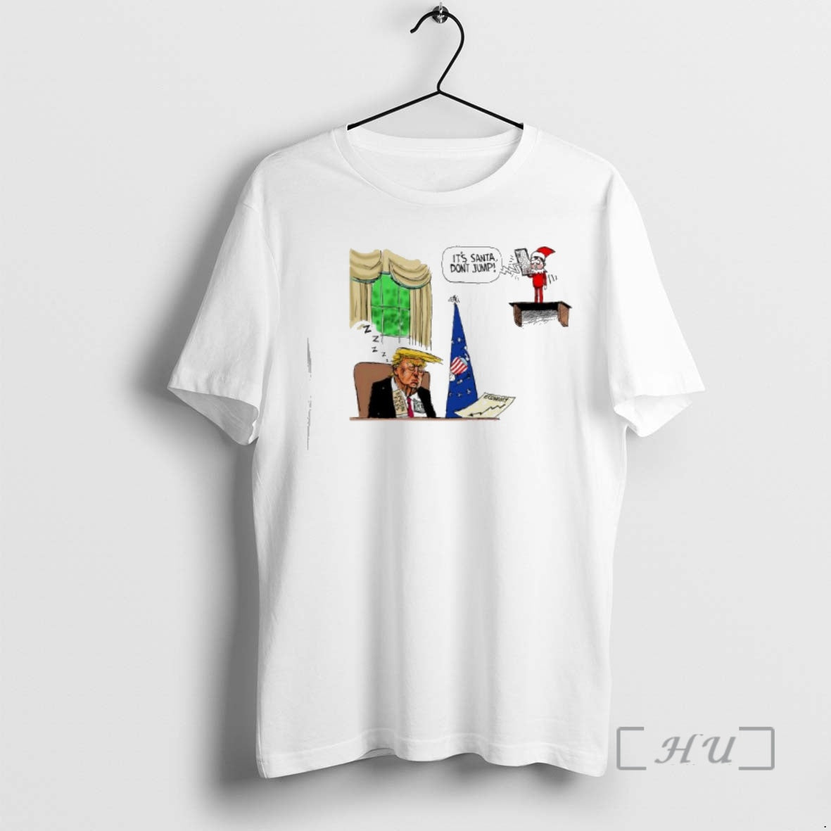 Officials Trump Its Santa Dont Jump Economy - T-Shirt, Sweatshirt, Hoodie