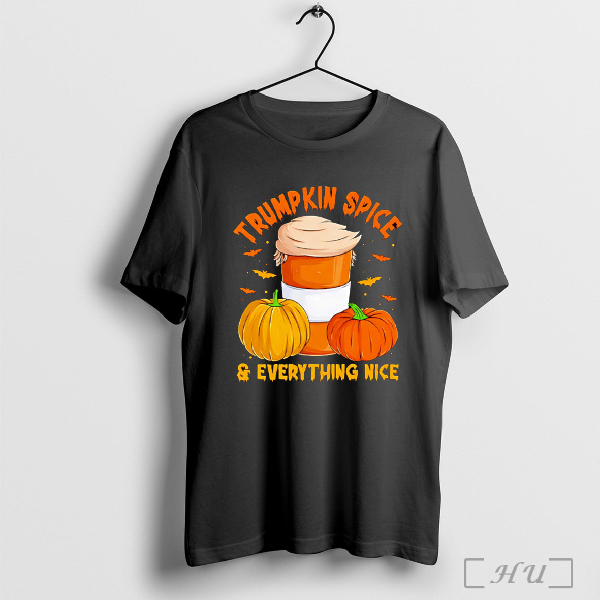 Officials Trumpkin Spice And Everything Nice Halloween Pumpkin T Shirt Unisex T-shirt, Sweatshirt, Hoodie, Long Sleeve Tee - T-Shirt, Sweatshirt, Hoodie