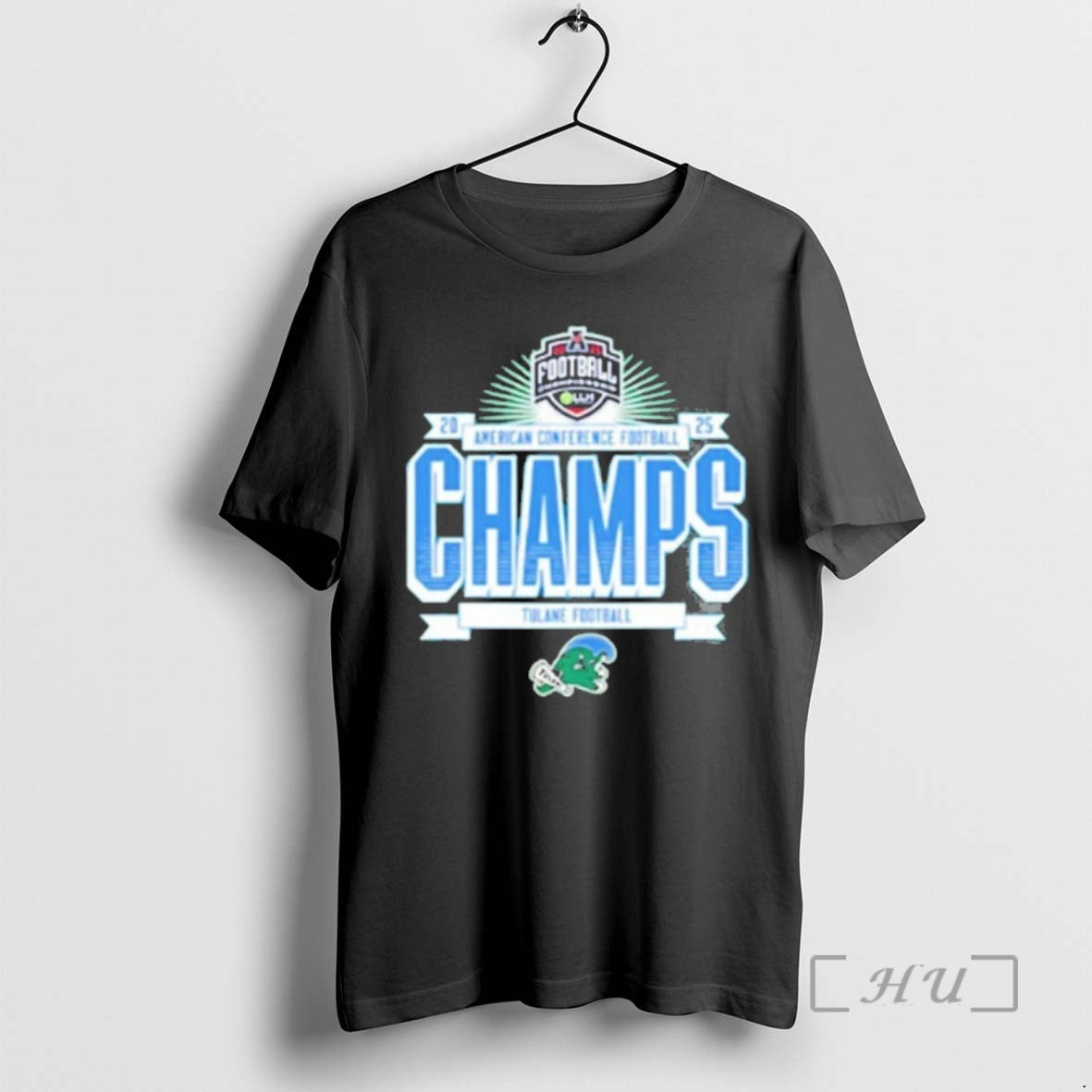 Officials Tulane Green Wave American Conference Football Champions 2025 - T-Shirt, Sweatshirt, Hoodie