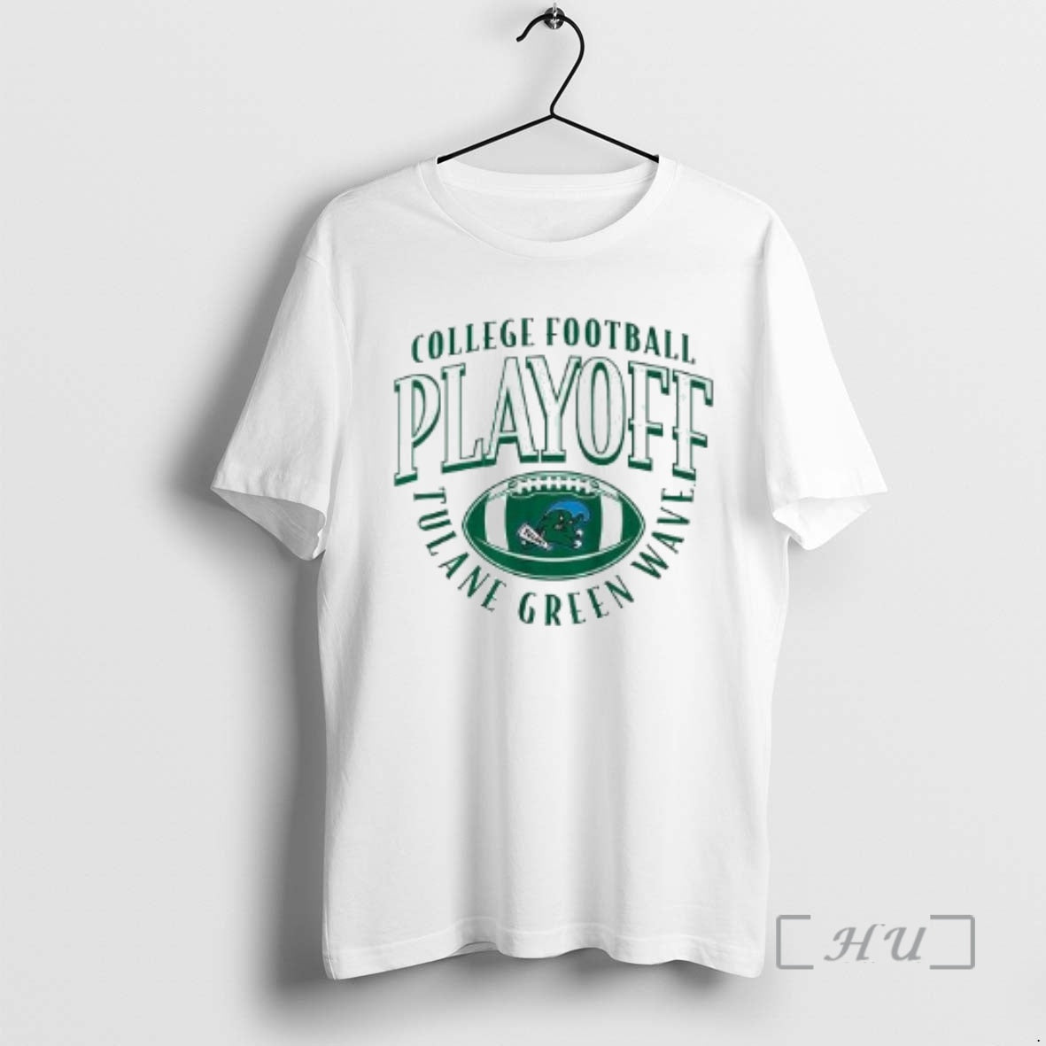 Officials Tulane Green Wave Football 2025 College Football Playoff Curve Circle White Premium T Shirts - T-Shirt, Sweatshirt, Hoodie