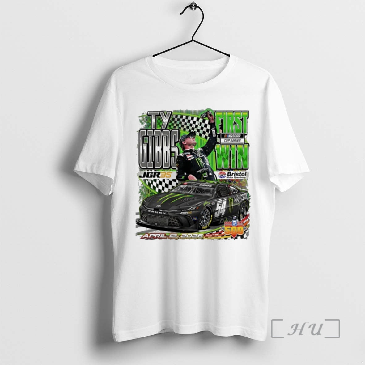 Officials Ty Gibbs First Nascar Cup Series Win Commemorative 2026 Unisex T-shirt, Sweatshirt, Hoodie, Long Sleeve Tee - T-Shirt, Sweatshirt, Hoodie