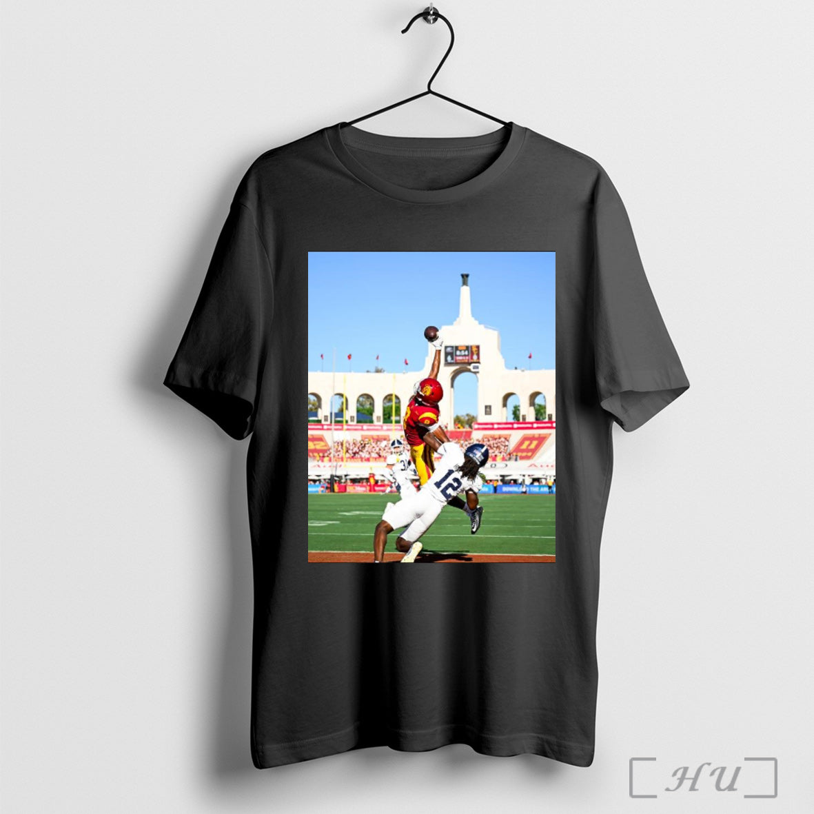 Officials Usc Jakobi Lanes One Handed Touchdown Grab Lights Up The Coliseum T Shirt Unisex T-shirt, Sweatshirt, Hoodie, Long Sleeve Tee - T-Shirt, Sweatshirt, Hoodie