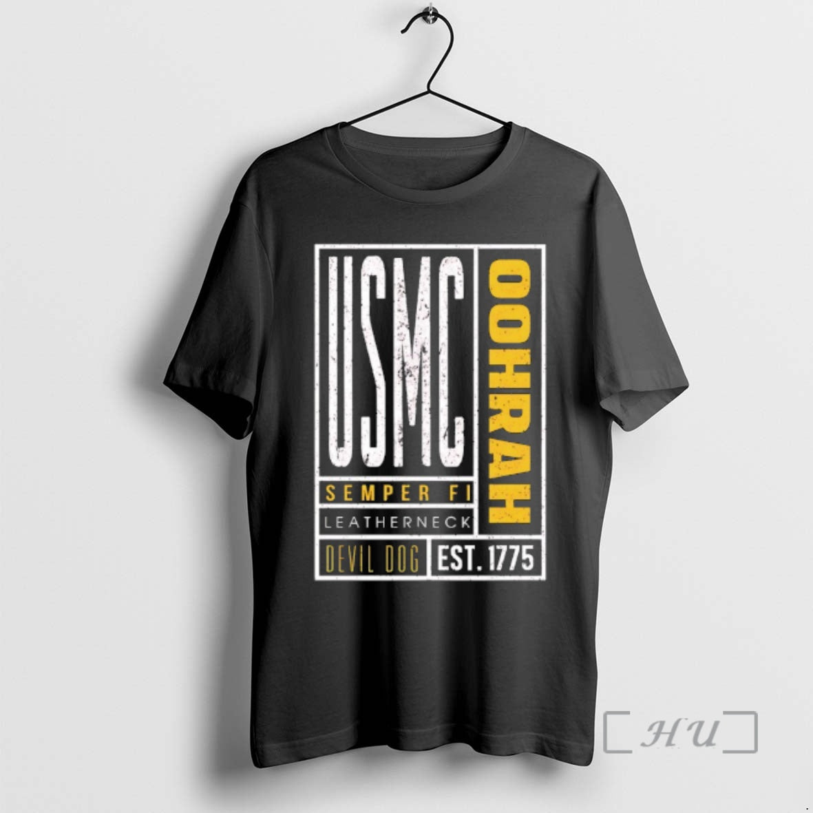 Officials Usmc Stamped Slogan Est 1775 - T-Shirt, Sweatshirt, Hoodie