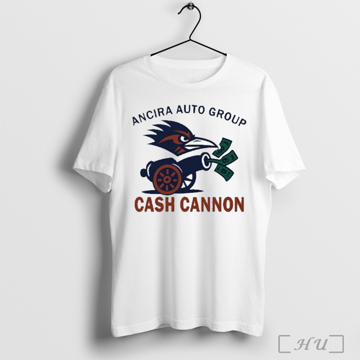 Officials Utsa Roadrunners Ancira Auto Group Cash Cannon T Shirt Unisex T-shirt, Sweatshirt, Hoodie, Long Sleeve Tee - T-Shirt, Sweatshirt, Hoodie