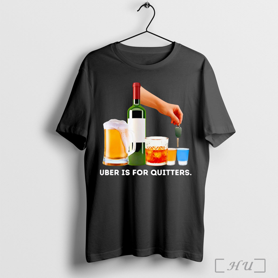 Officials Uber Is For Quitters T Shirt Unisex T-shirt, Sweatshirt, Hoodie, Long Sleeve Tee - T-Shirt, Sweatshirt, Hoodie