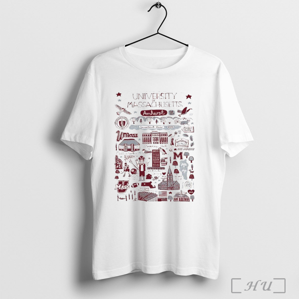 Officials University Massachusetts Amherst Est 1863 Graphic T Shirt Unisex T-shirt, Sweatshirt, Hoodie, Long Sleeve Tee - T-Shirt, Sweatshirt, Hoodie