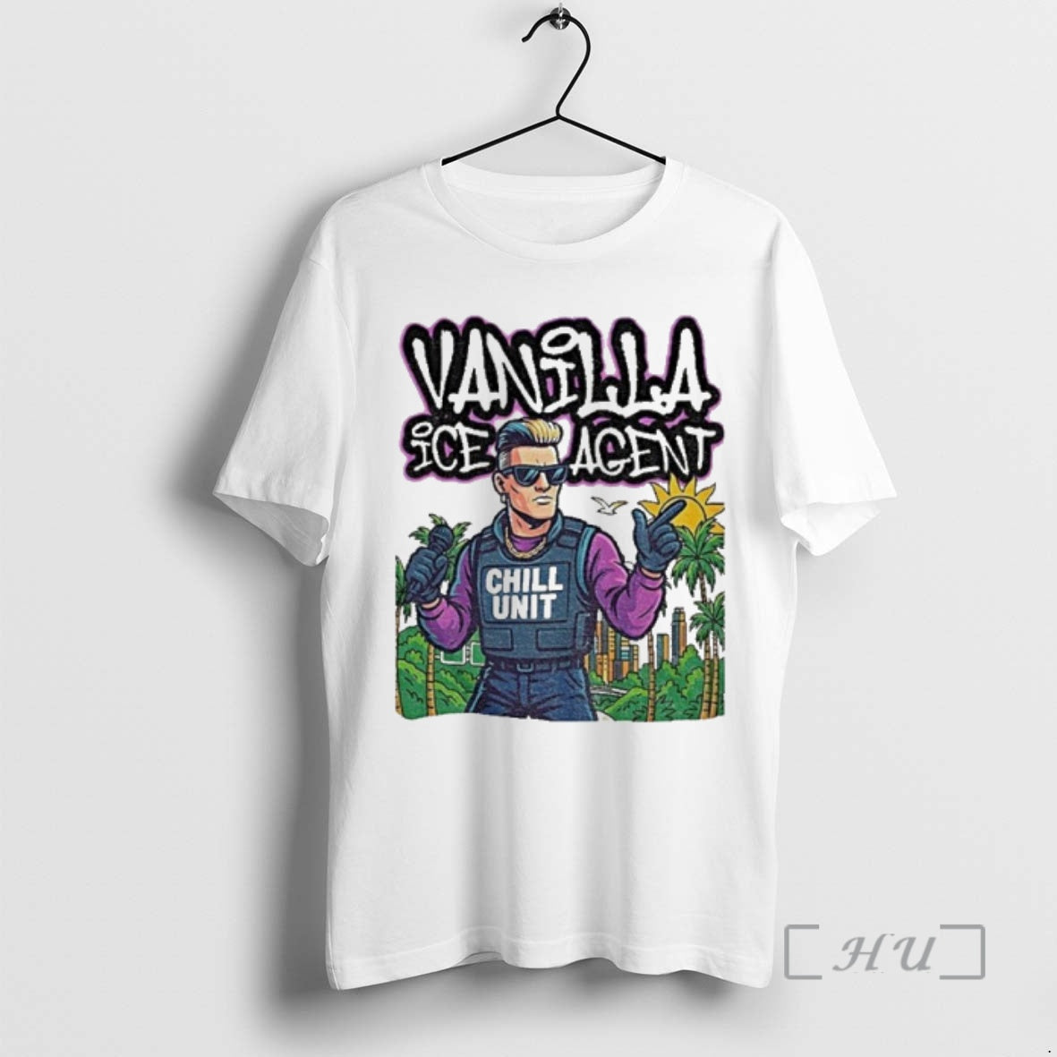 Officials Vanilla Ice Agent Chill Unit Meme Pop Culture Parody - T-Shirt, Sweatshirt, Hoodie