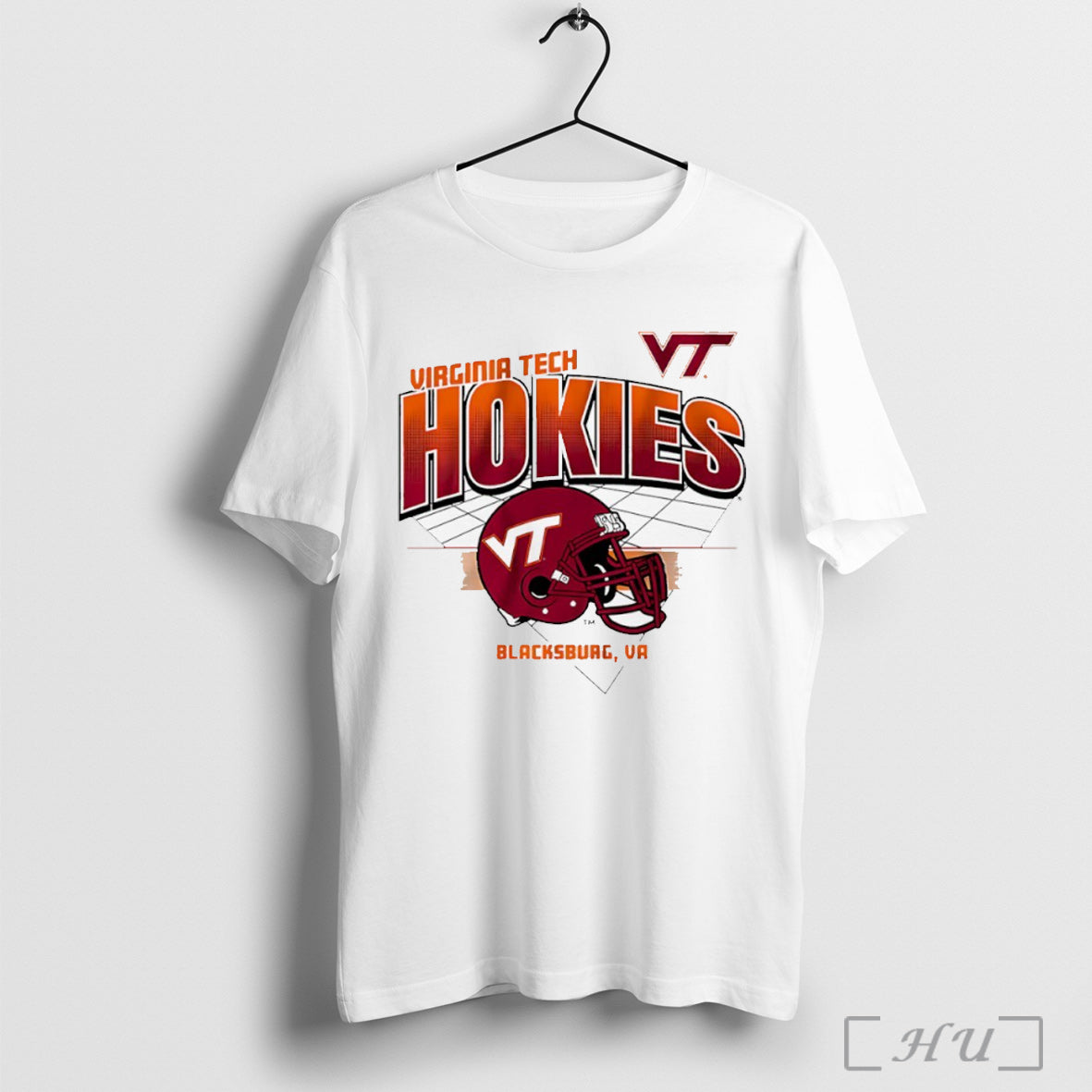 Officials Virginia Tech Hokies Football Blacksburg Va Helmet Grid T Shirt Unisex T-shirt, Sweatshirt, Hoodie, Long Sleeve Tee - T-Shirt, Sweatshirt, Hoodie