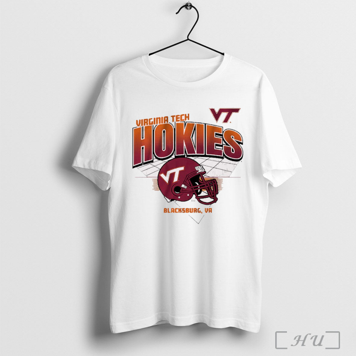Officials Virginia Tech Hokies Football Ncaa Blacksburg Va Helmet Grid T Shirt Unisex T-shirt, Sweatshirt, Hoodie, Long Sleeve Tee - T-Shirt, Sweatshirt, Hoodie