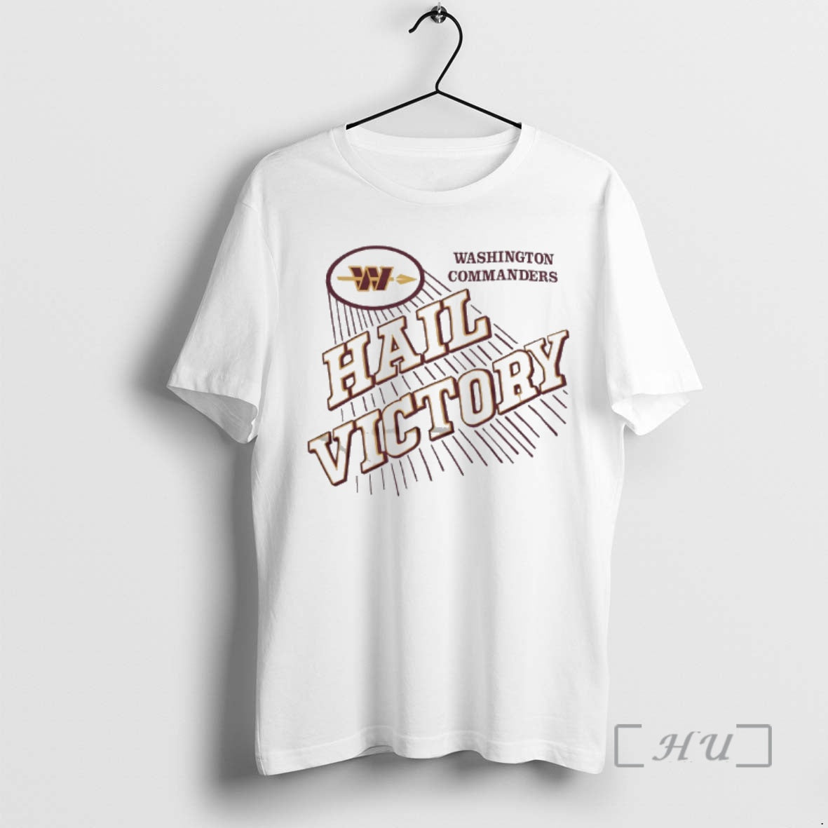 Officials Washington Commanders 2026 Hail Victory Logo Unisex T-shirt, Sweatshirt, Hoodie, Long Sleeve Tee - T-Shirt, Sweatshirt, Hoodie