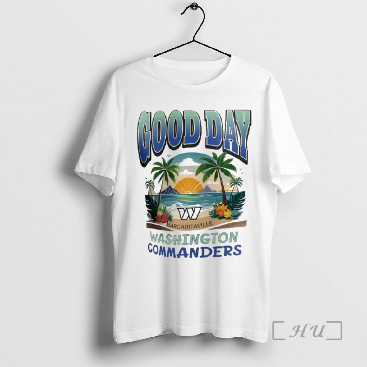 Officials Washington Commanders Margaritaville Yellow Good Day - T-Shirt, Sweatshirt, Hoodie