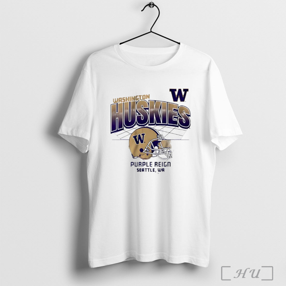 Officials Washington Huskies Football Purple Reign Seattle Helmet Grid T Shirt Unisex T-shirt, Sweatshirt, Hoodie, Long Sleeve Tee - T-Shirt, Sweatshirt, Hoodie