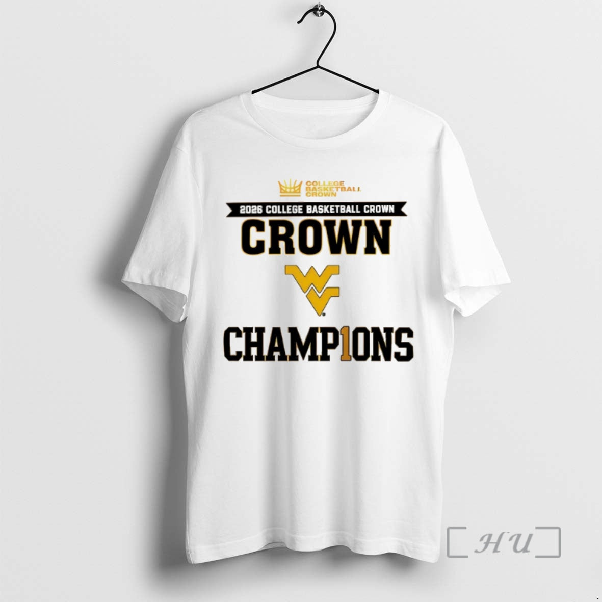 Officials West Virginia Mountaineers 2026 College Basketball Crown Championship Unisex T-shirt, Sweatshirt, Hoodie, Long Sleeve Tee - T-Shirt, Sweatshirt, Hoodie