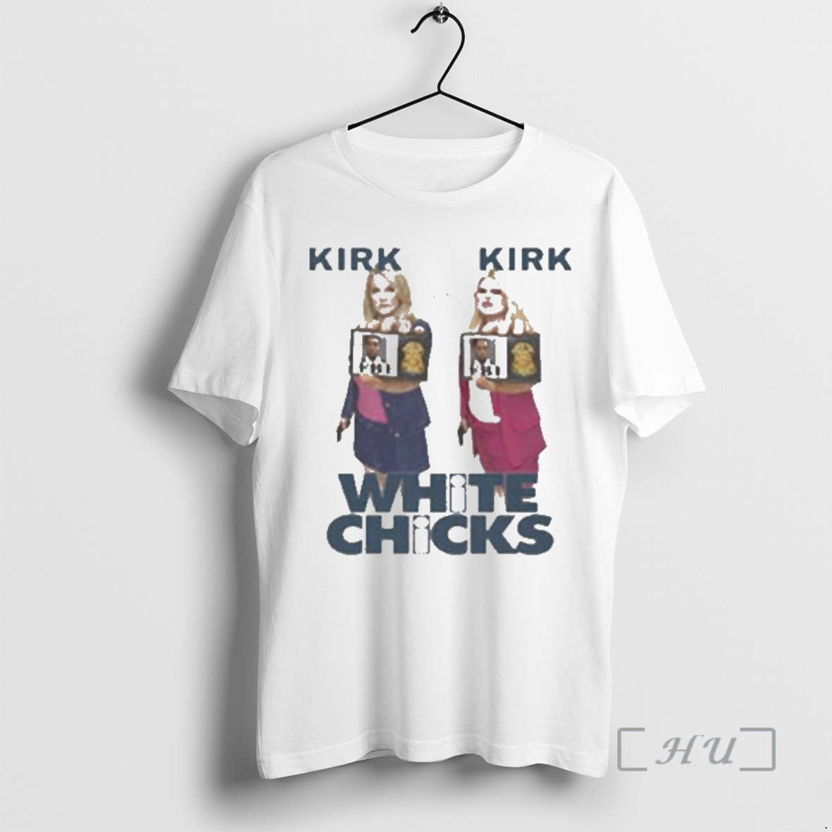 Officials White Chicks Druski Erika Kirk Parody Unisex T-shirt, Sweatshirt, Hoodie, Long Sleeve Tee - T-Shirt, Sweatshirt, Hoodie