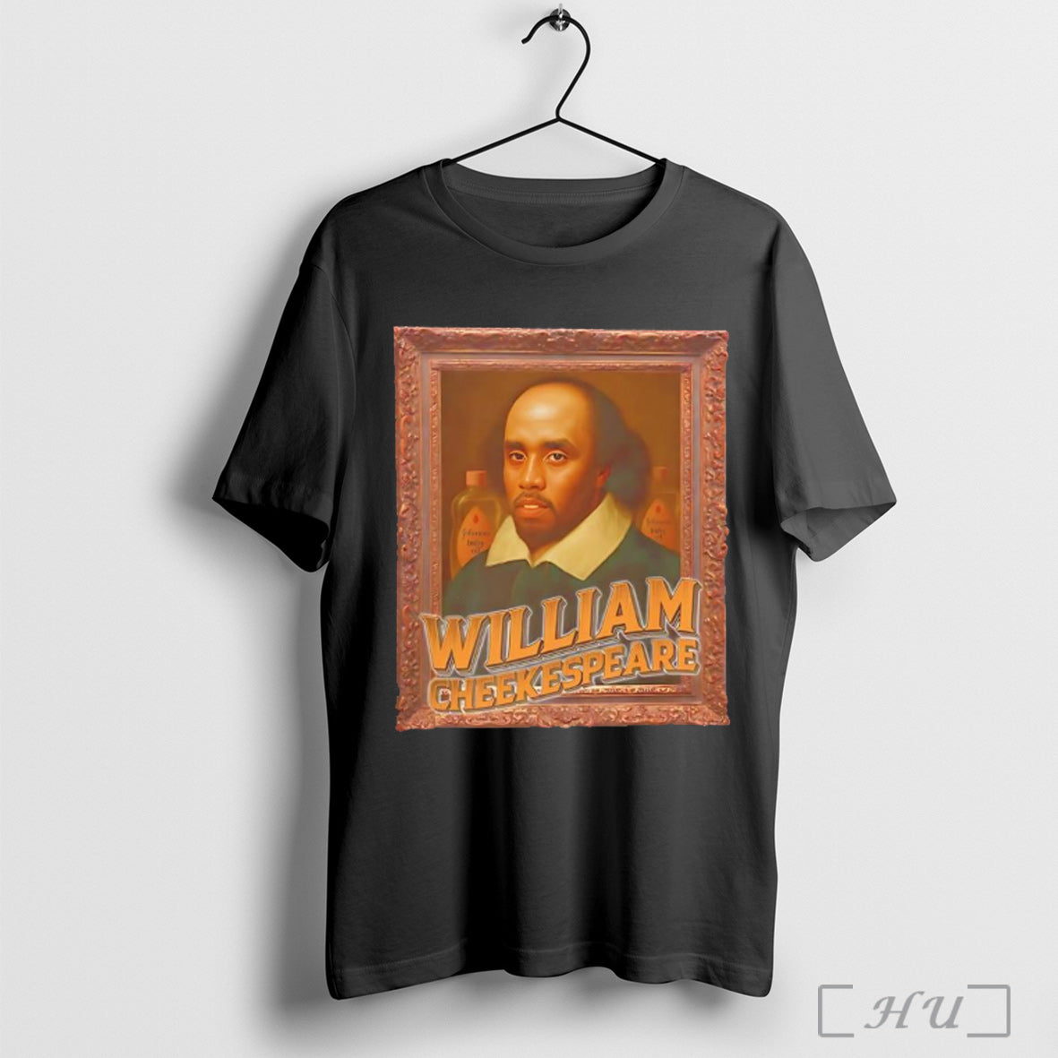 Officials William Cheekespeare Diddy Baby Oil Parody Portrait T Shirt Unisex T-shirt, Sweatshirt, Hoodie, Long Sleeve Tee - T-Shirt, Sweatshirt, Hoodie