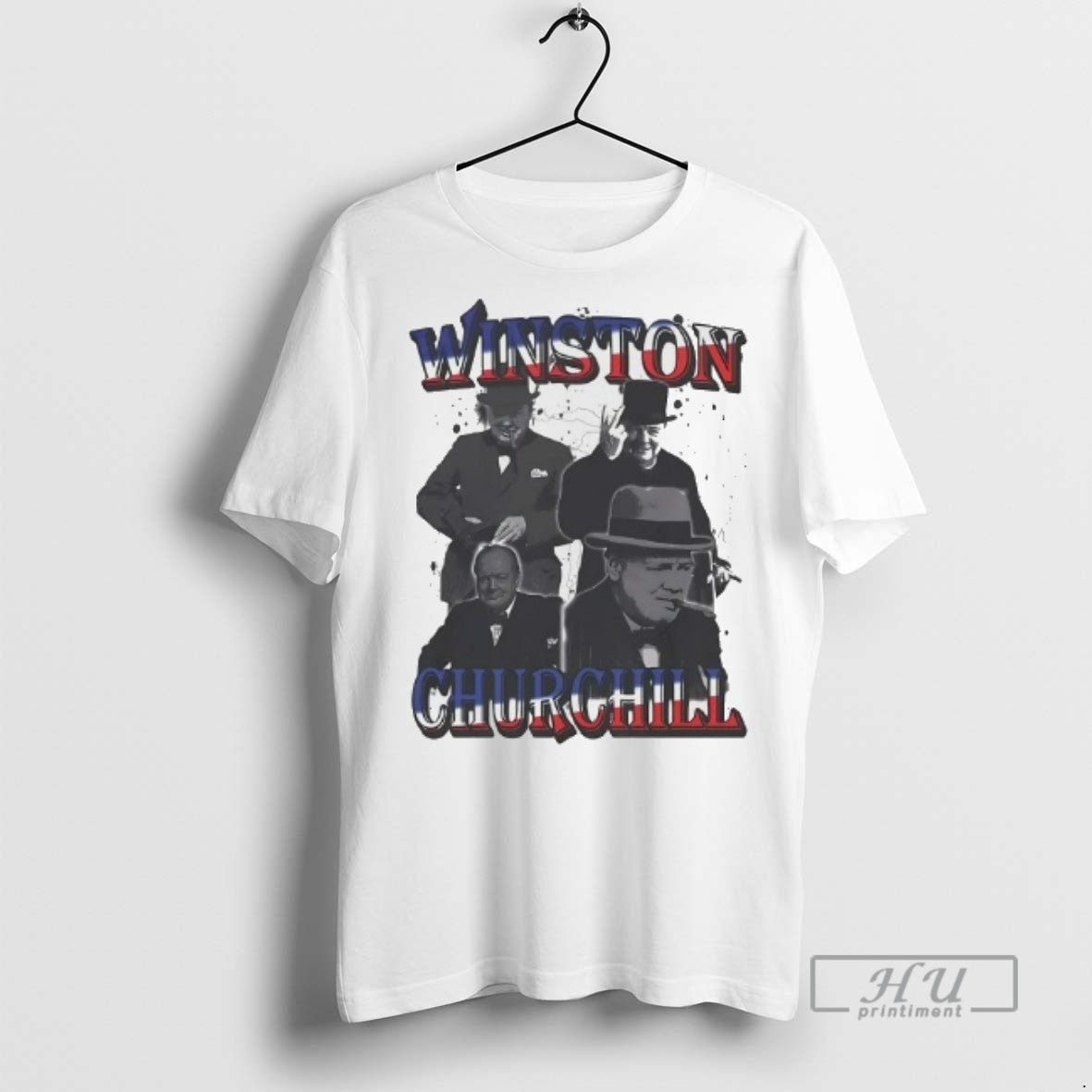 Officials Winston Churchill Portrait T Shirts Unisex T-shirt, Sweatshirt, Hoodie, Long Sleeve Tee - T-Shirt, Sweatshirt, Hoodie