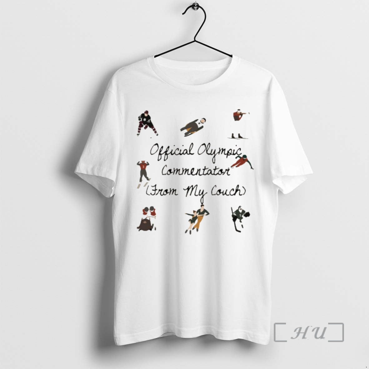 Officials Winter Sports Games Olympic Commantator From My Couch - T-Shirt, Sweatshirt, Hoodie