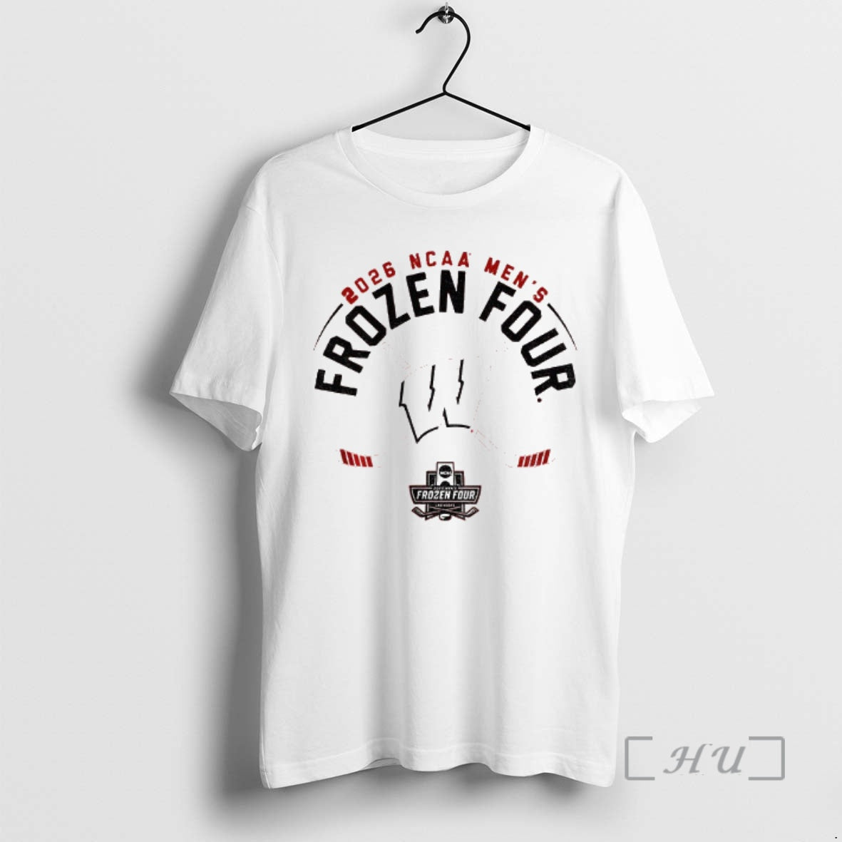 Officials Wisconsin Badgers Mens Hockey Ncaa 2026 Frozen Four Unisex T-shirt, Sweatshirt, Hoodie, Long Sleeve Tee - T-Shirt, Sweatshirt, Hoodie