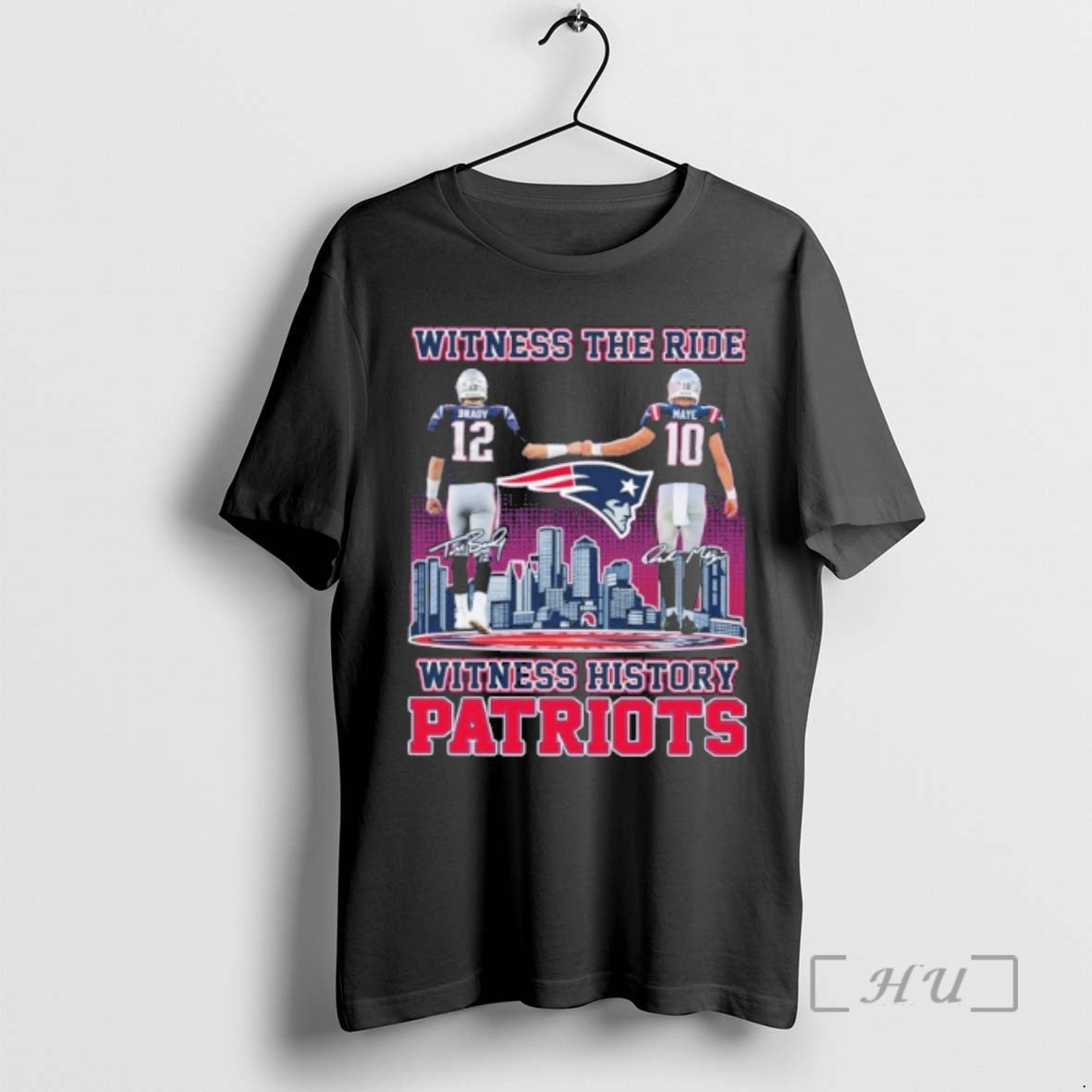 Officials Witness The Ride Player Signature City Witness History Patriots - T-Shirt, Sweatshirt, Hoodie