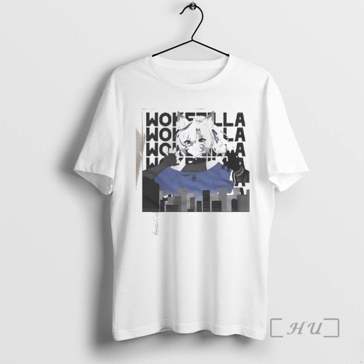 Officials Wokezilla Skyline Nyara Vtuber - T-Shirt, Sweatshirt, Hoodie