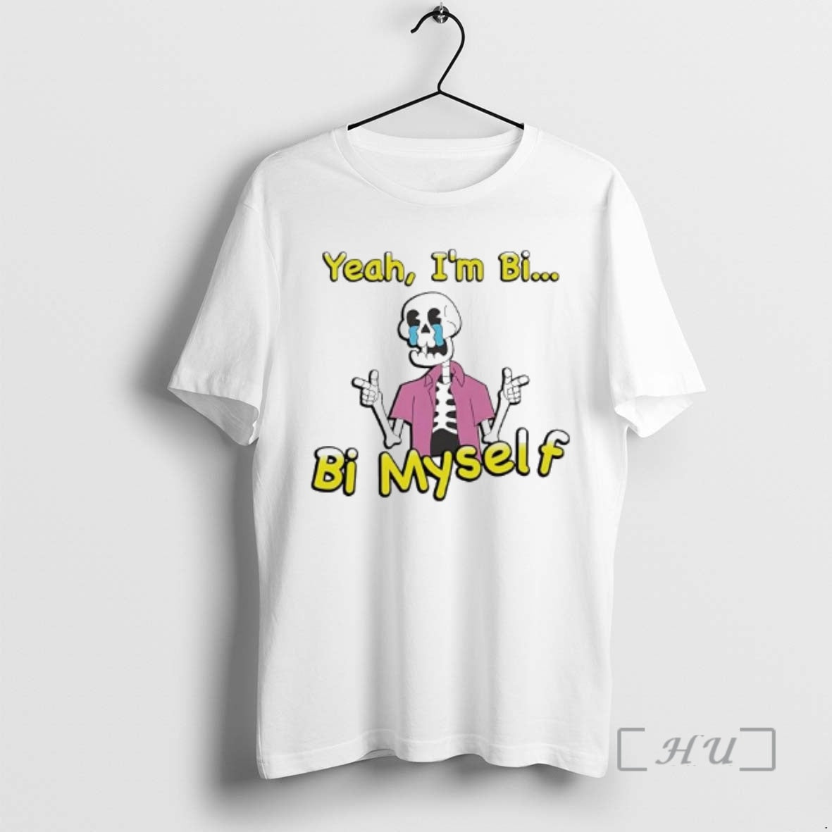 Officials Yeah Im Bi Bi Myself Skeleton Graphic - T-Shirt, Sweatshirt, Hoodie