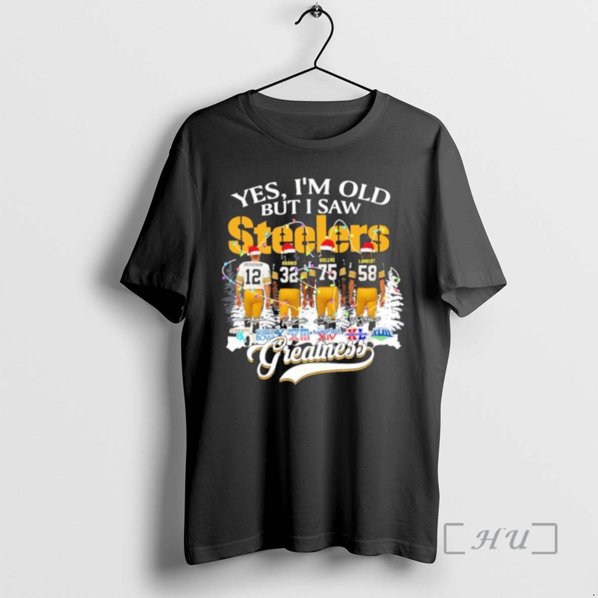 Officials Yes Im Old But I Saw Steelers Player Signature Greatness Premium T Shirts Sweater - T-Shirt, Sweatshirt, Hoodie