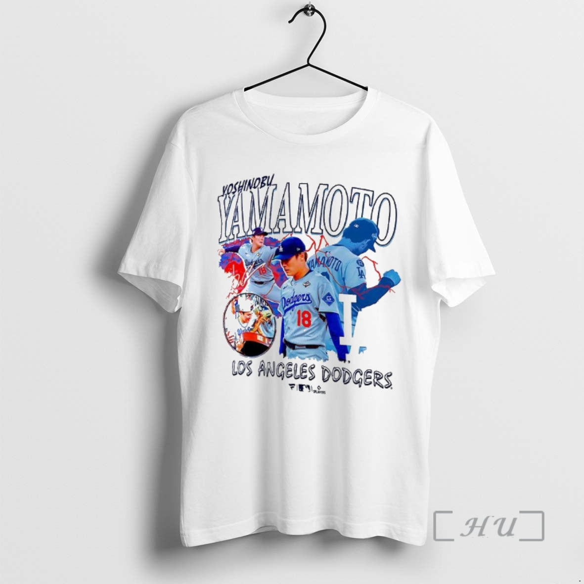 Officials Yoshinobu Yamamoto Los Angeles Dodgers Ligtning Signature - T-Shirt, Sweatshirt, Hoodie