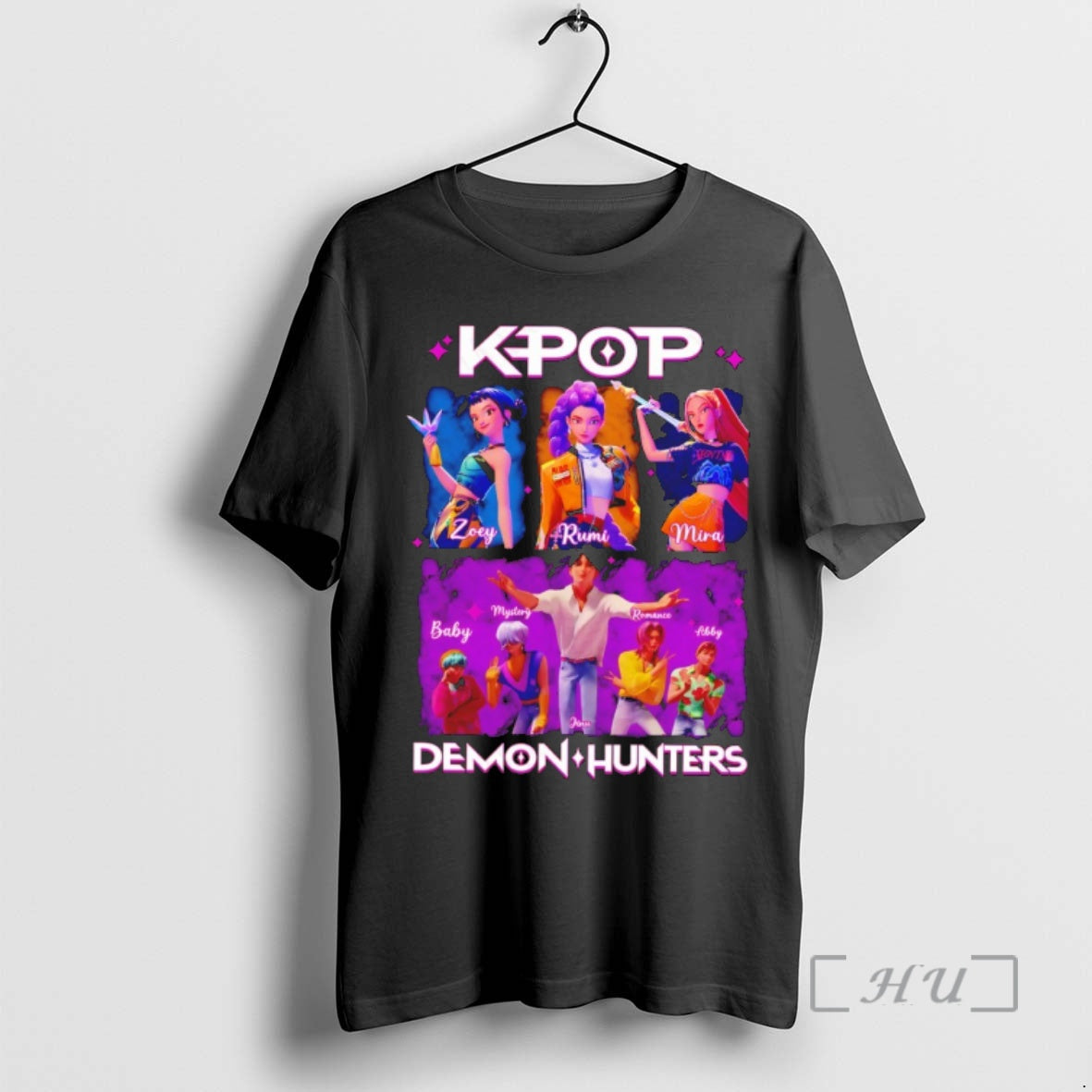 Officials Zoey Rumi Mira Kpop Demon Hunters Preppy Kpop Huntrix Unisex T-shirt, Sweatshirt, Hoodie, Long Sleeve Tee - T-Shirt, Sweatshirt, Hoodie
