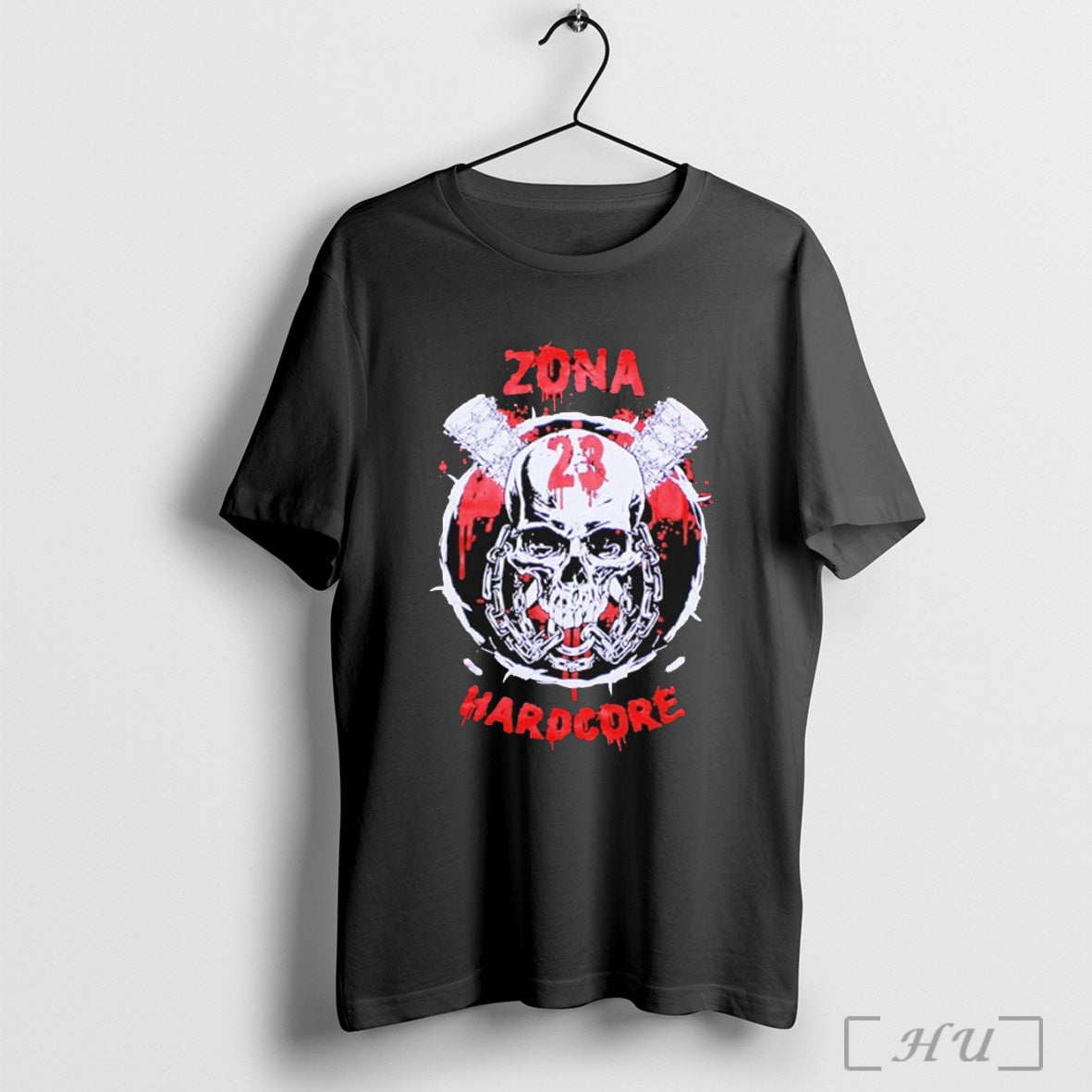 Officials Zona 23 Hardcore Skull Logo T Shirt Unisex T-shirt, Sweatshirt, Hoodie, Long Sleeve Tee - T-Shirt, Sweatshirt, Hoodie