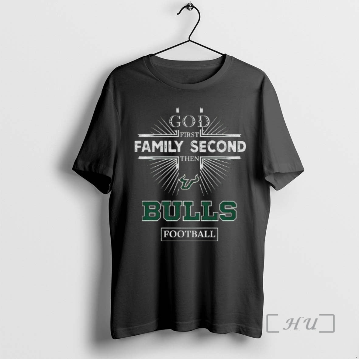 Officials Y900kvps God First Family Second Then South Florida Bulls Football Premium T Shirts Sweater - T-Shirt, Sweatshirt, Hoodie