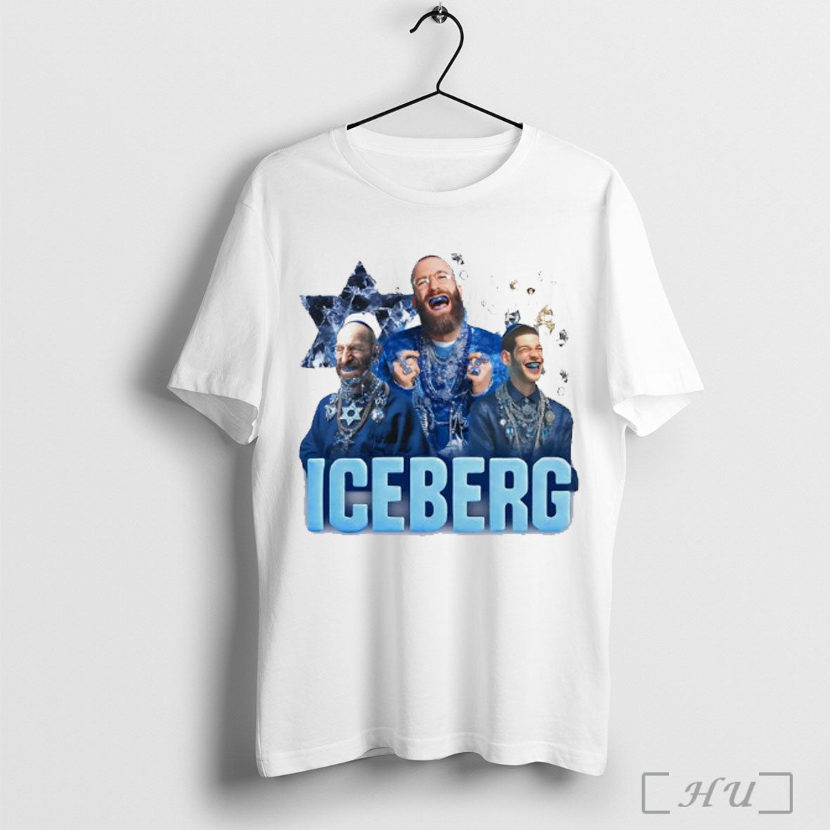 Oficials Iceberg Jews Gemstone Parody Graphic T Shirt Unisex T-shirt, Sweatshirt, Hoodie, Long Sleeve Tee - T-Shirt, Sweatshirt, Hoodie