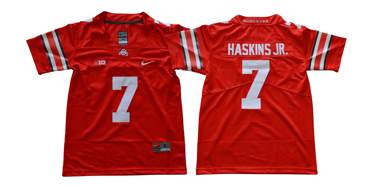 Ohio 7 Youth Limited Red College Football Jersey football jersey product view 1
