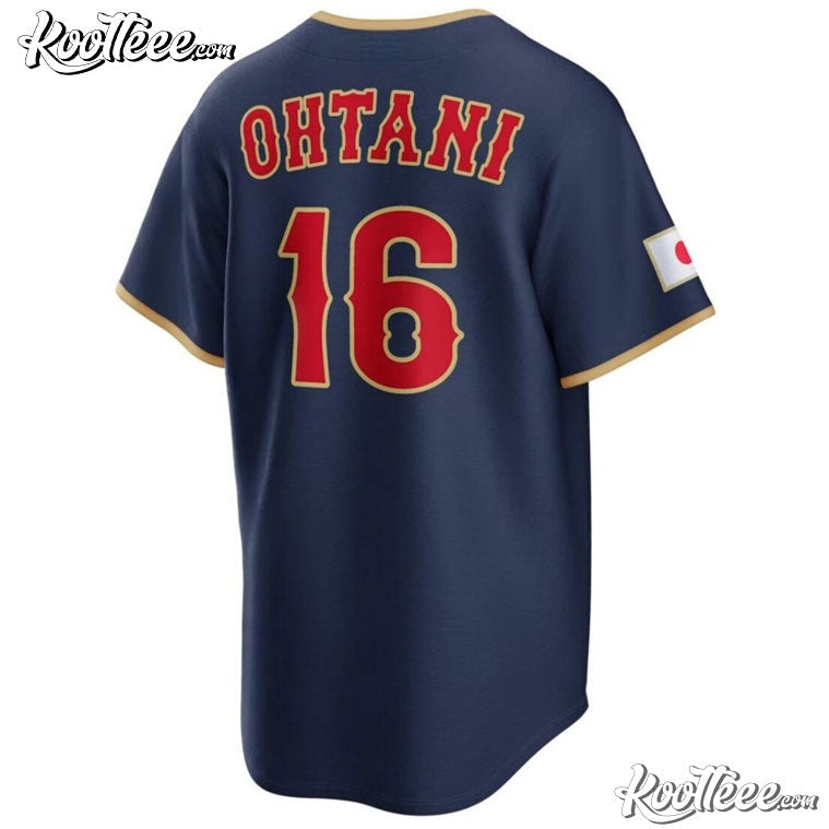 Ohtani No 16 2026 World Baseball Jersey baseball jersey product view 2
